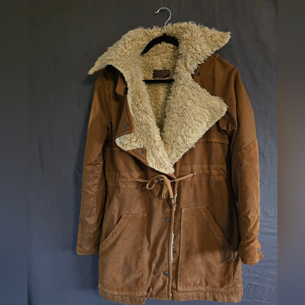 Citizens Of Humanity Sherpa Corduroy Shearling Jacket Small, L 32 W 42
